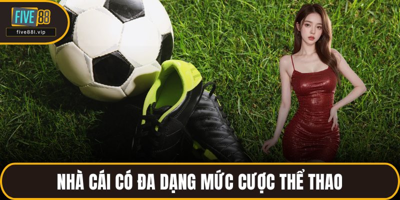 Nhà cái có đa dạng mức cược thể thao